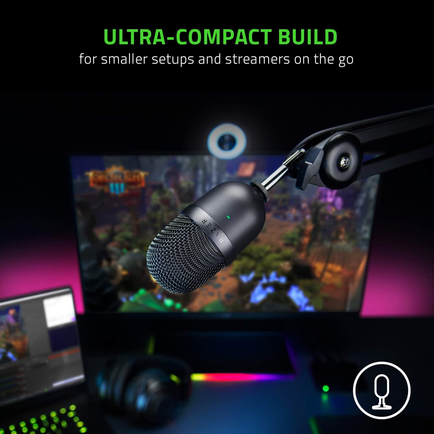 Buy Razer,Razer Seiren Mini – USB Condenser Microphone for Streaming - Gadcet UK | UK | London | Scotland | Wales| Near Me | Cheap | Pay In 3 | Microphones